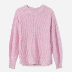 Everlane Alpaca Crew Neck Sweater in Pink Size XS
